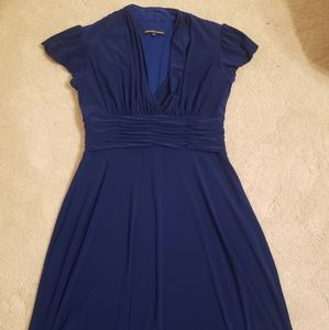 Jones wear Royal Blue dress
